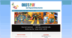 Desktop Screenshot of childsplaytemecula.com